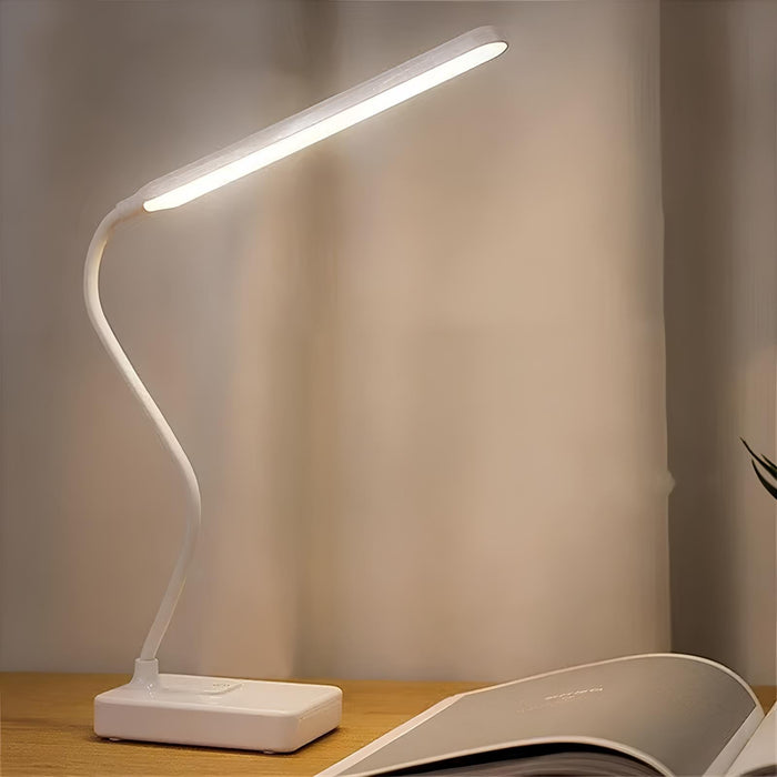 Veelzijdige LED-bureau Lamp voor Elke Taak - USB-oplaadbaar model of plug-in versie - drie verstelbare lichtkleuren en dimbare helderheid - huishoudmeester