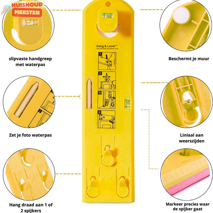 FrameEasy | Gereedschap voor het ophangen van foto's