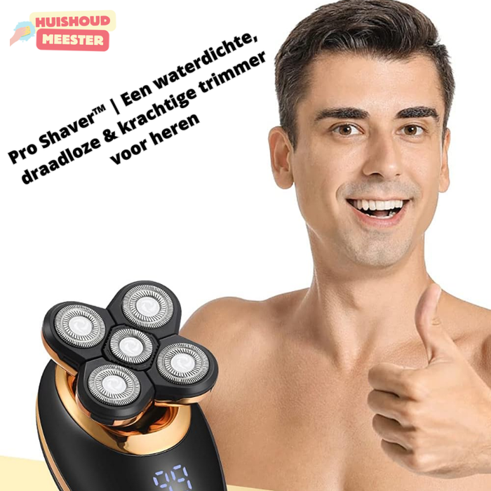 Pro Shaver™ | Een waterdichte, draadloze & krachtige trimmer voor heren