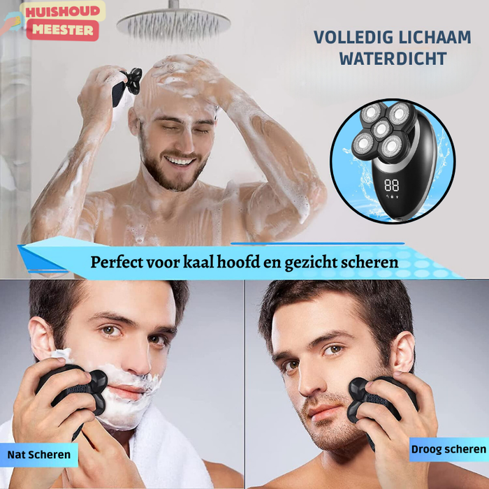 Pro Shaver™ | Een waterdichte, draadloze & krachtige trimmer voor heren