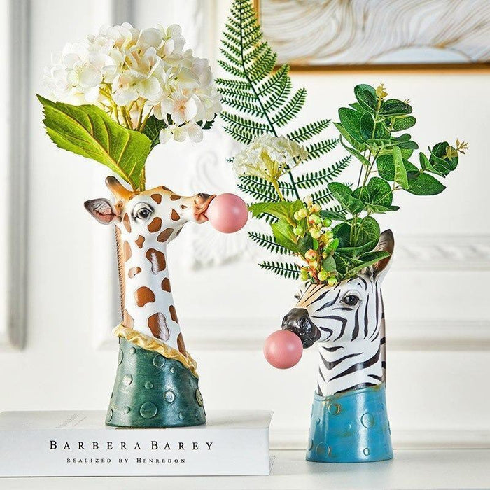 Bubblegum Dieren Vaatjes - functioneel en decoratief - perfect voor planten, bloemen, of kleine accessoires - huishoudmeester