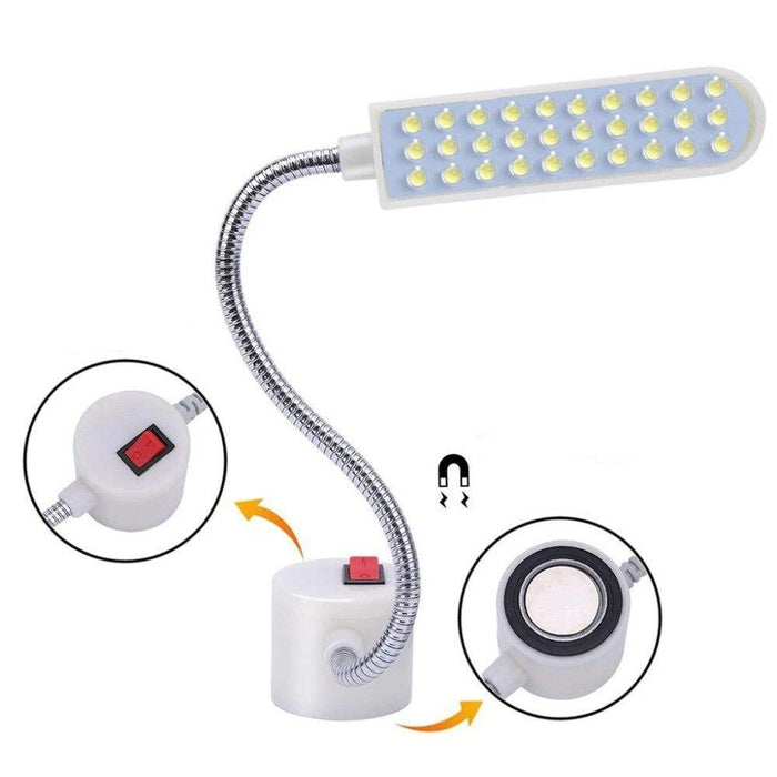 LED Naaimachine Licht - Magnetische basis voor bevestiging op metalen machines - Flexibele en Aanpasbare Positie - Energiezuinig en Duurzaam - huishoudmeester