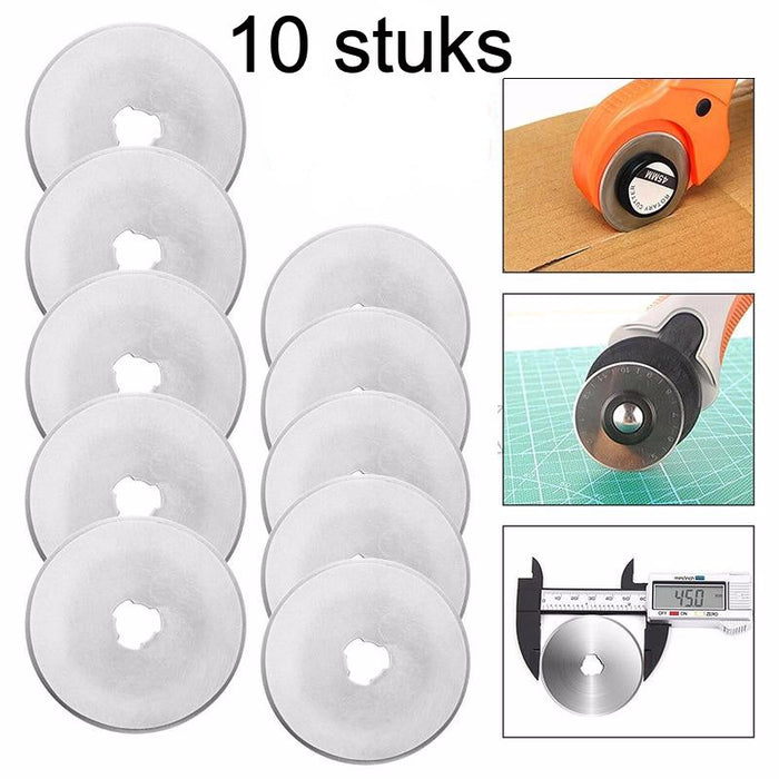 Premium Rotary Cutter Blades (45mm) - ultieme precisie en duurzaamheid - Ongeëvenaarde Snijprecisie - huishoudmeester