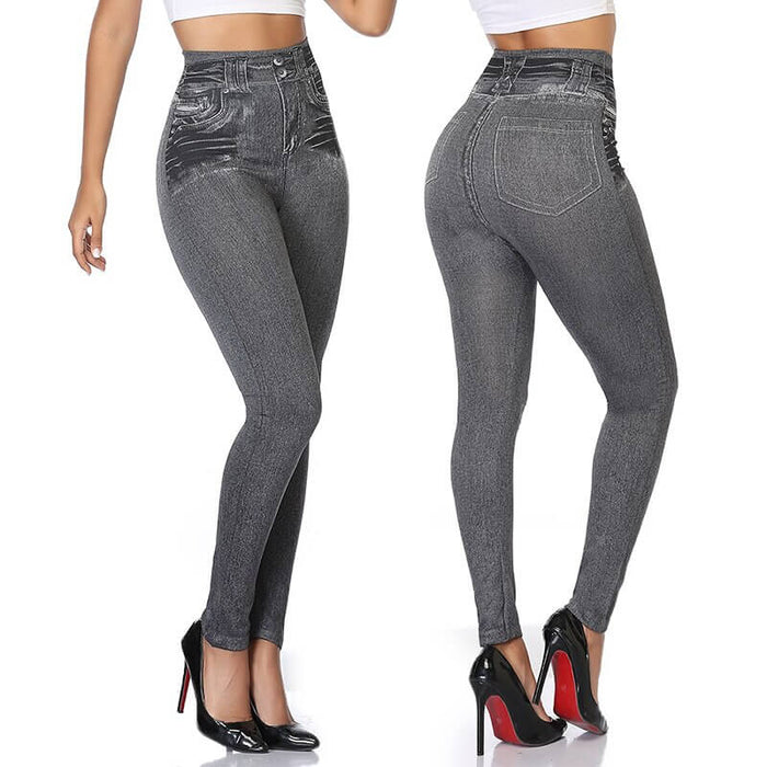 Jeans-Leggings - uitzonderlijke flexibiliteit - accentueert je silhouet - soepele pasvorm - huishoudmeester