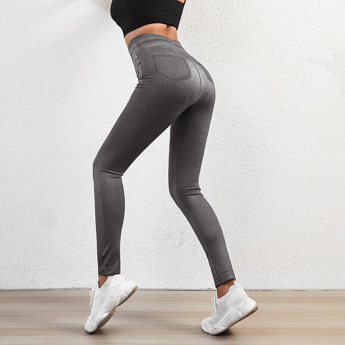 Jeans-Leggings - uitzonderlijke flexibiliteit - accentueert je silhouet - soepele pasvorm - huishoudmeester