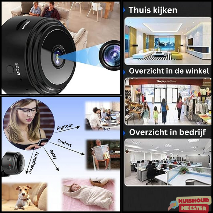 Wi-Fi Camera | Draadloze en magnetische wifi camera voor veiligheid