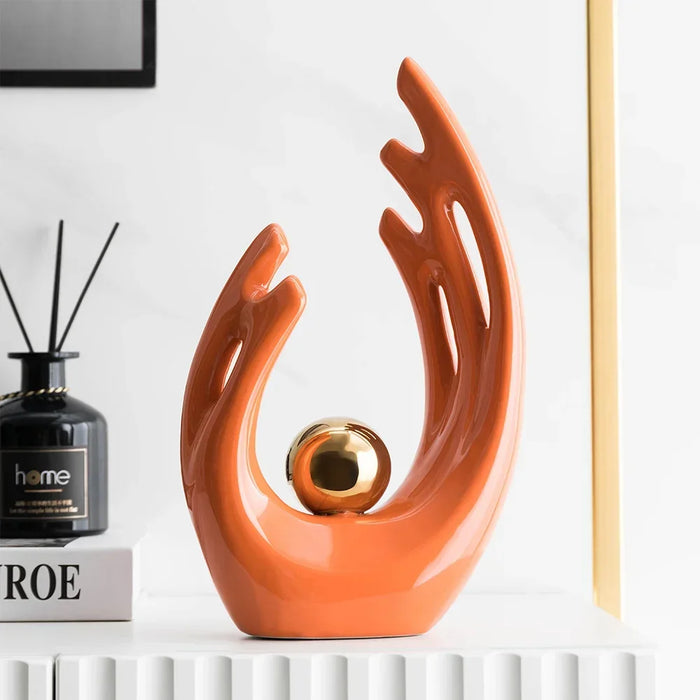 Moderne Minimalistische Sculptuur Set - Ideaal voor woonkamer, kantoor of ontvangstzaal - lichtgewicht - rustgevend - huishoudmeester