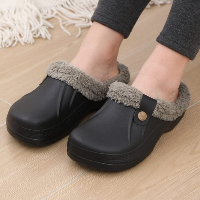 Hemelse Winterslippers - zachte, pluche materialen - waterdicht - ademende katoenen voering - huishoudmeester