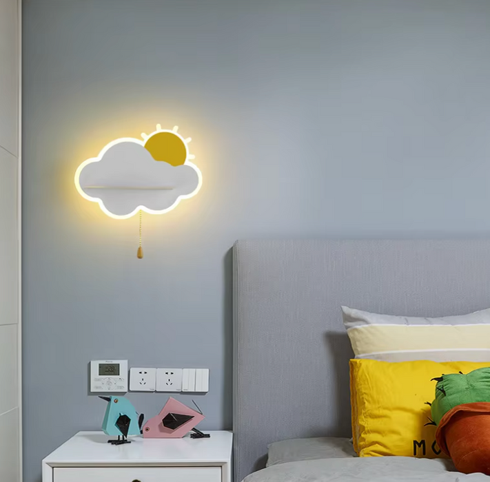 Betoverende Wolklamp - dimbare verlichting met drie kleuren die een serene sfeer bevorderen - schattig decoratief element - huishoudmeester