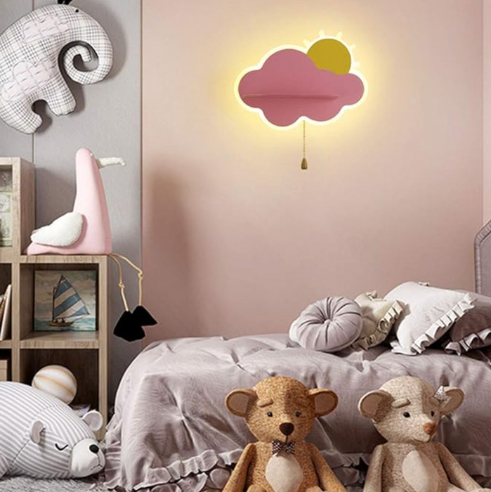 Betoverende Wolklamp - dimbare verlichting met drie kleuren die een serene sfeer bevorderen - schattig decoratief element - huishoudmeester