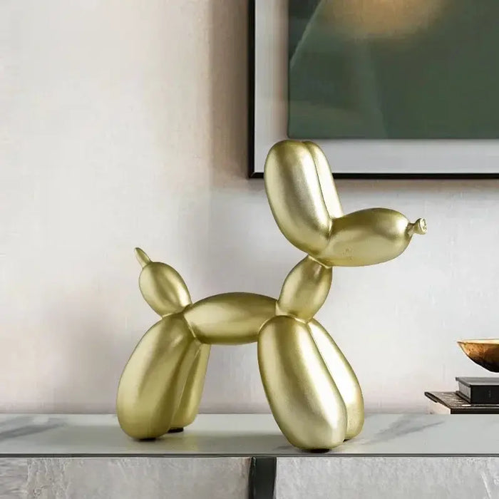 Eigentijdse Ballon Honden Sculptuur - handgemaakt - veelzijdig decor - opvallend ontwerp - huishoudmeester