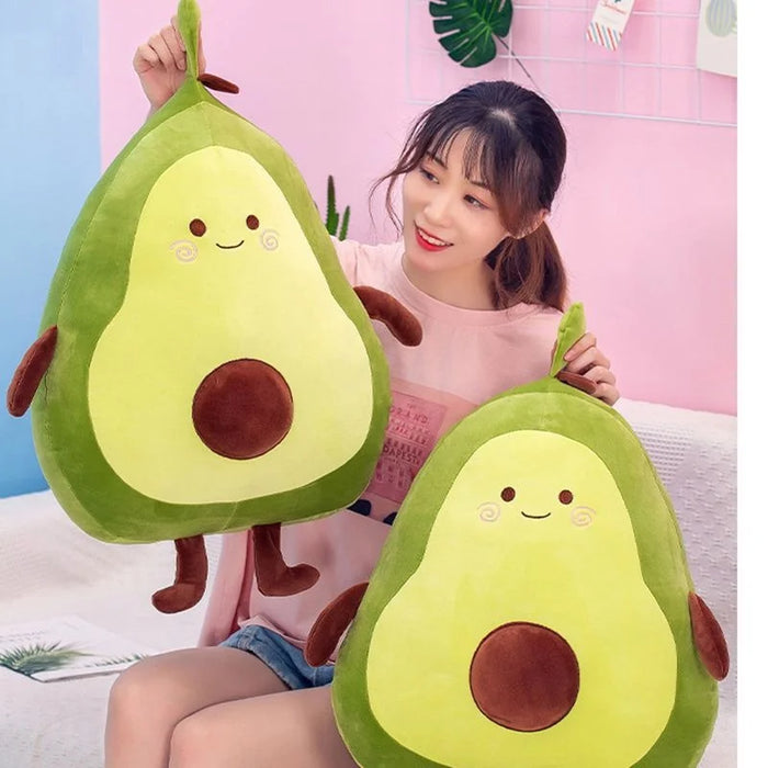 Zachte Avocado Knuffel - een onweerstaanbare knuffelvriend - biedt warmte en comfort wanneer je het het meest nodig hebt - huishoudmeester