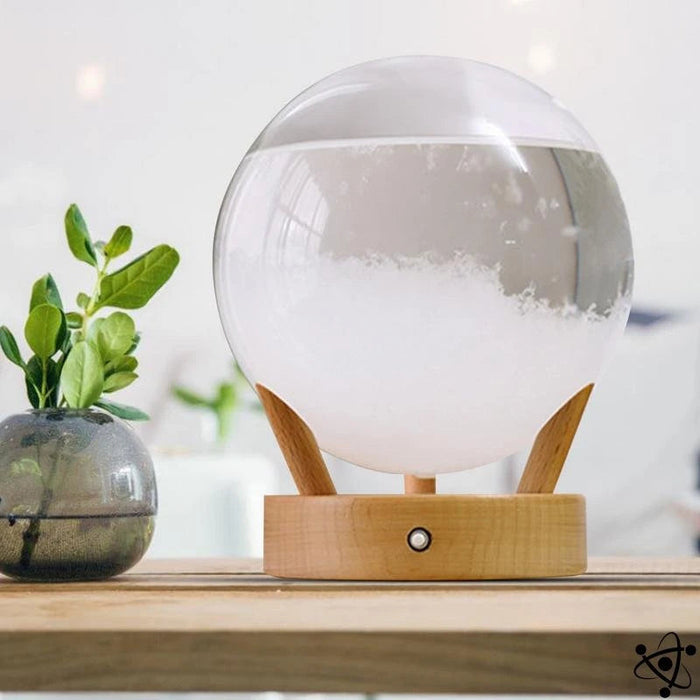 Elegant Storm glazen Weerstation - prachtig vervaardigde barometer - de vloeistof in het glas reageert op veranderingen in atmosferische druk - huishoudmeester