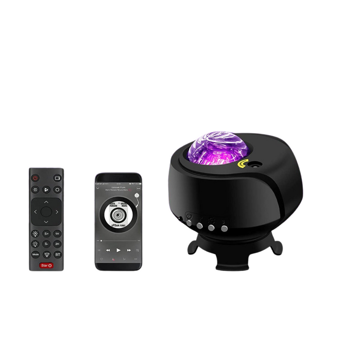 Bluetooth Galaxy Projector voor Betoverende Sterrennachten - ingebouwde Bluetooth-luidspreker voor een meeslepende ervaring die je favoriete muziek - huishoudmeester