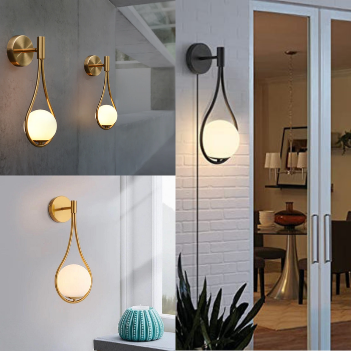 NORDIC CREATIVE METALEN WANDLAMP