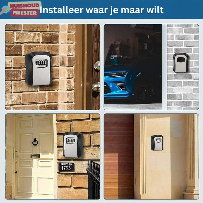 KeyLock™ | Centraal opbergen van sleutels naast de deur