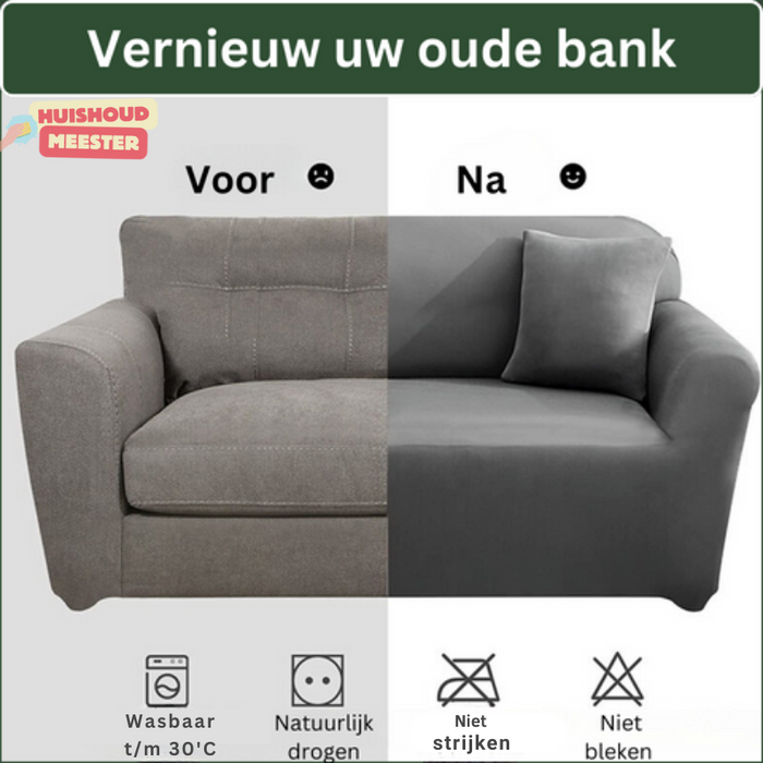 Wasbare bankhoes - geeft jouw bank een nieuw leven - verlengt de levensduur, waterafstotend, rekbaar