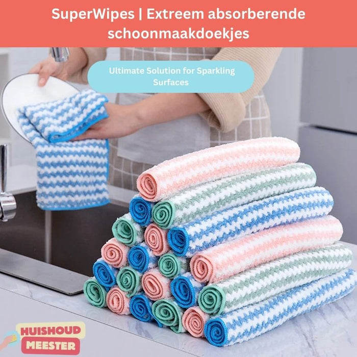 SuperWipes | Extreem absorberende schoonmaakdoekjes