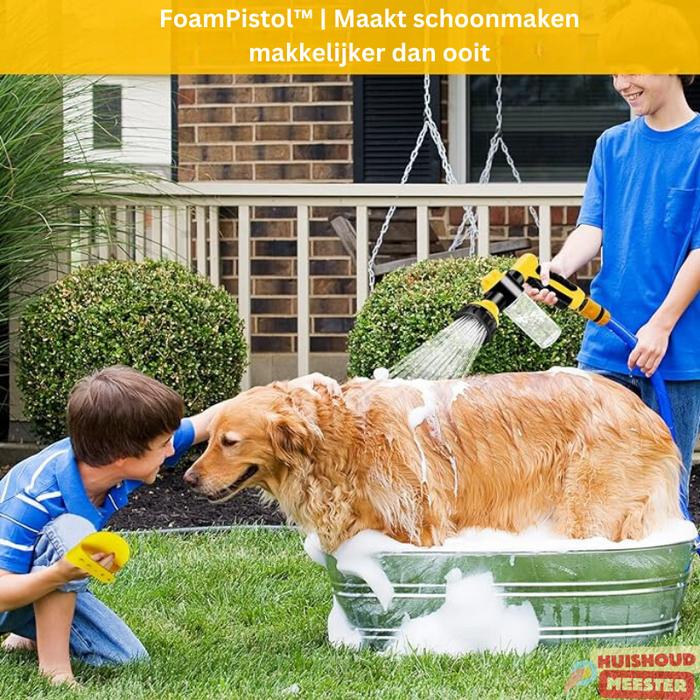 FoamPistol™ | Maakt schoonmaken makkelijker dan ooit