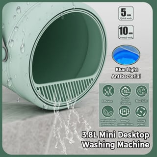 Compacte Automatische Wasmachine - Ideaal voor het wassen van sokken, ondergoed en andere kleine kledingstukken - huishoudmeester