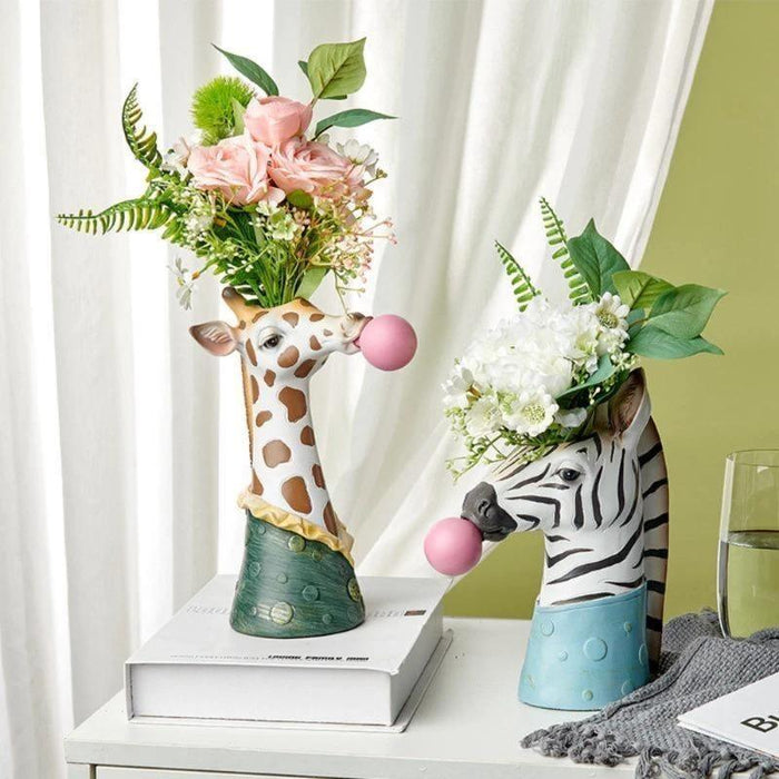 Bubblegum Dieren Vaatjes - functioneel en decoratief - perfect voor planten, bloemen, of kleine accessoires - huishoudmeester