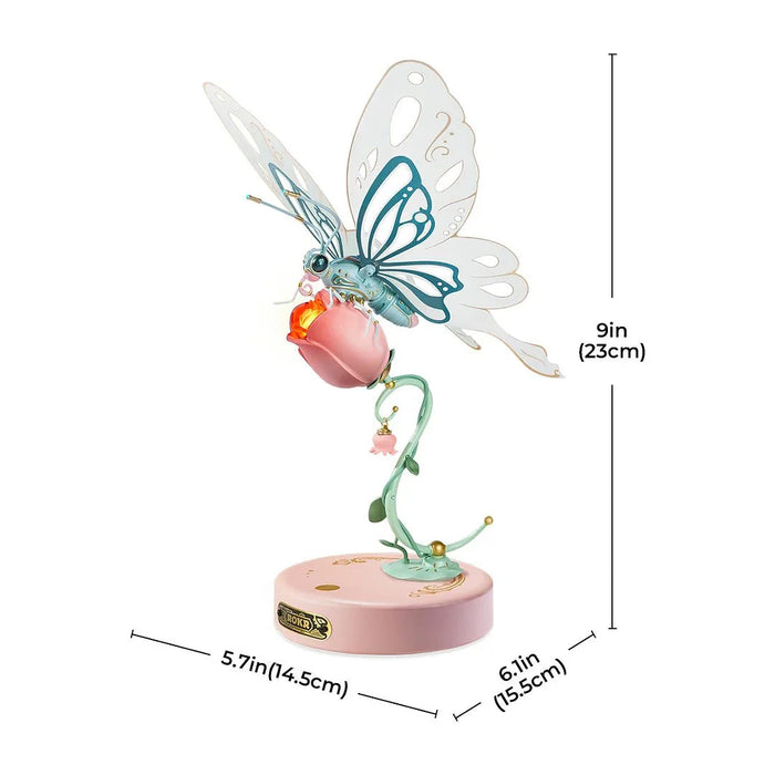 3D Mechanische Vlinderpuzzel - breng de schoonheid van de natuur in huis met deze unieke 3D DIY-kit - huishoudmeester