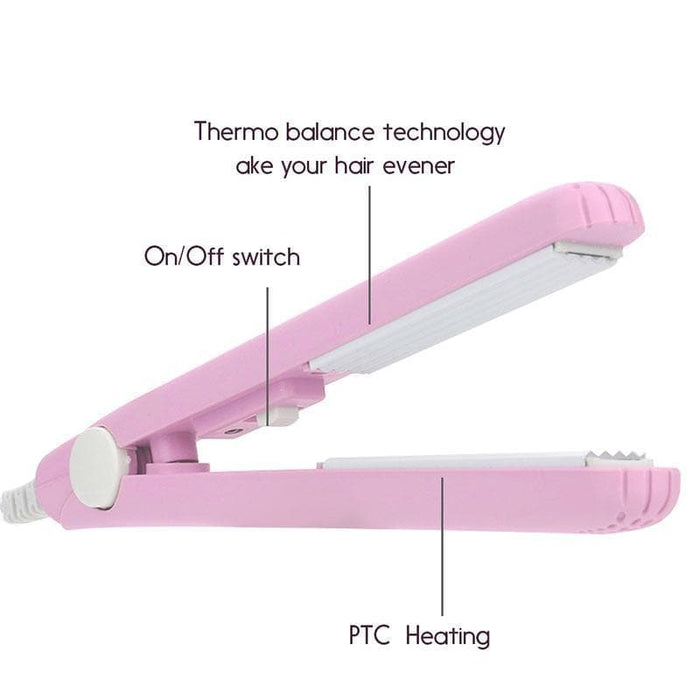 Keramische haar styler - veelzijdige 2-in-1 functionaliteit - gebruiksvriendelijk - lichtgewicht en compact - huishoudmeester