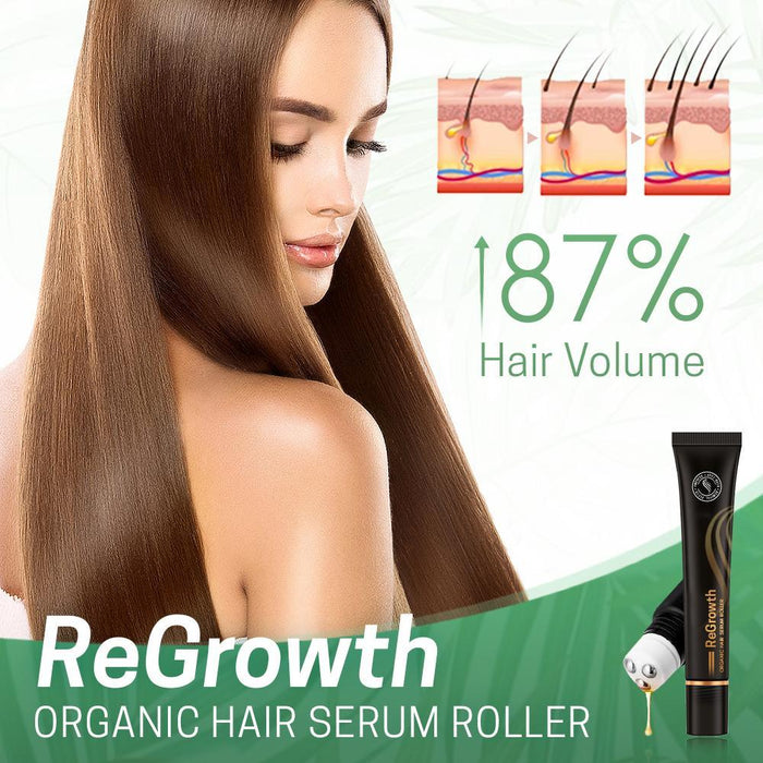 FollikelHerstel™ - Biologische Haargroei Serum Roller - krachtig kruidenserum - versterkt en revitaliseert je haar vanaf de wortel - huishoudmeester