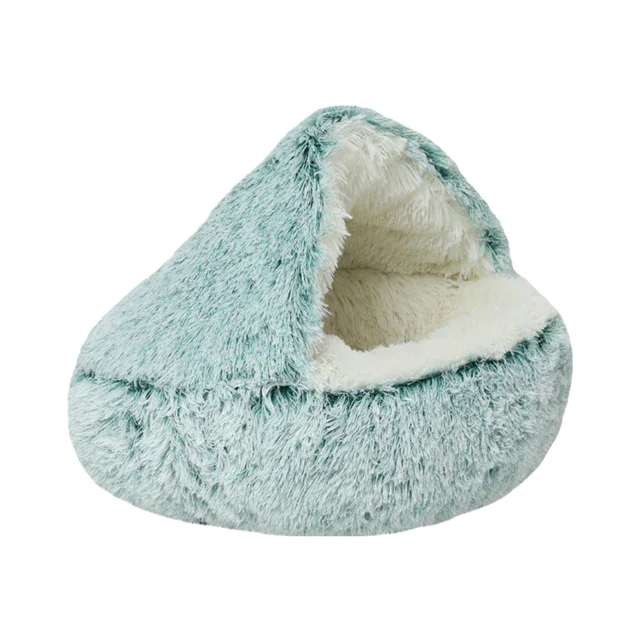 Comfortnest voor huisdieren - warmte en veiligheid - zelfverwarmend fleece - Huishoudmeester