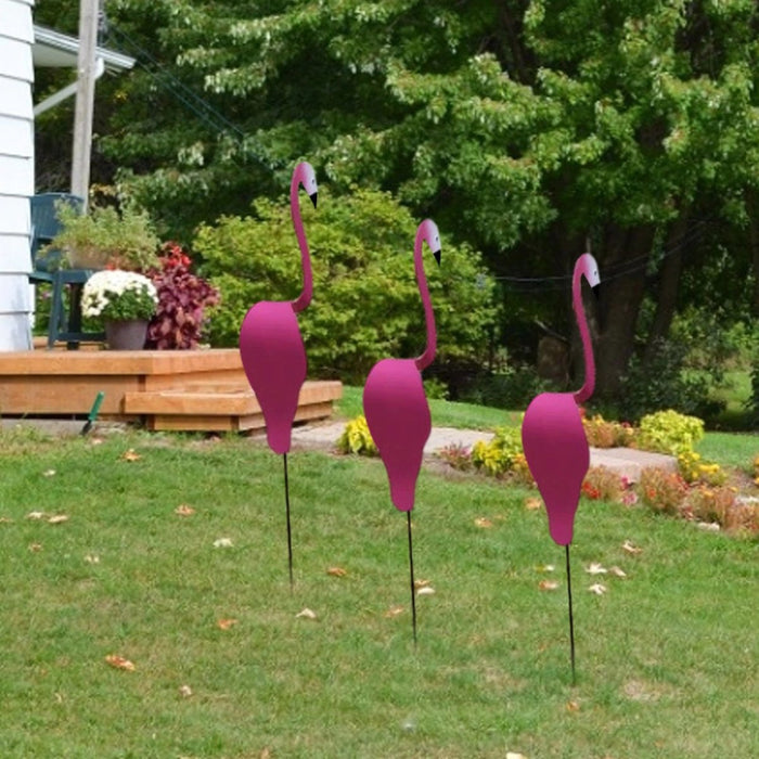 GardenDecor™️ - levendige flamingo die de windrichting volgt (1+1 Gratis) - een uniek en kleurrijk accent in je tuin - huishoudmeester