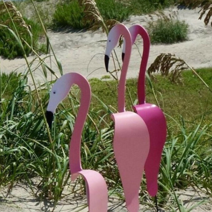 GardenDecor™️ - levendige flamingo die de windrichting volgt (1+1 Gratis) - een uniek en kleurrijk accent in je tuin - huishoudmeester