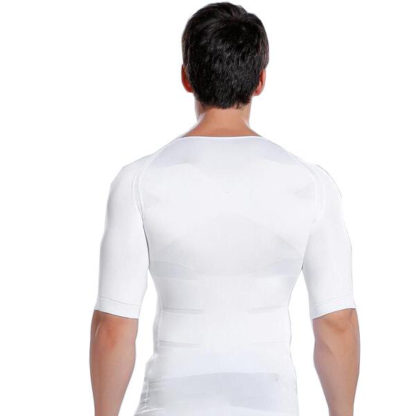 T-shirtshaper voor heren - bevordert een betere houding en verlicht rugpijn - comfortabel en rekbaar - onzichtbaar onder kleding - Huishoudmeester