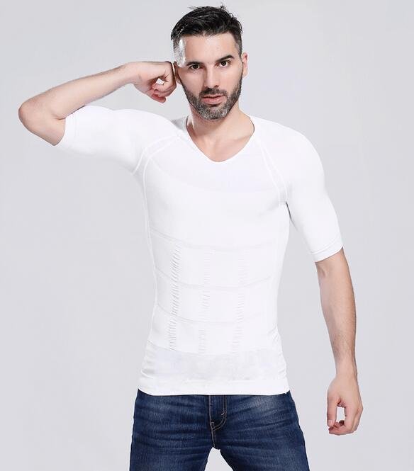 T-shirtshaper voor heren - bevordert een betere houding en verlicht rugpijn - comfortabel en rekbaar - onzichtbaar onder kleding - Huishoudmeester