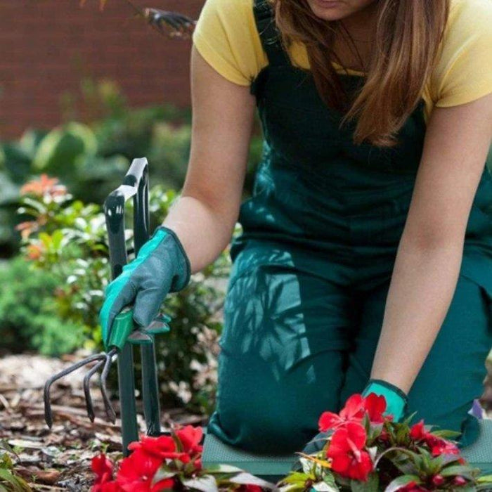 Opvouwbare ergonomische tuinman 's knielbank - Stevig en comfortabel - waterdicht - pijnloos knielen - opklapbaar - huishoudmeester