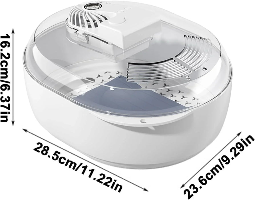 Ontdooi Je Voedsel in Minuten - ontdooimachine voor vlees met een atomizer, violet lichtkast, afvoerbak en kleine ventilator - USB oplaadbaar - huishoudmeester