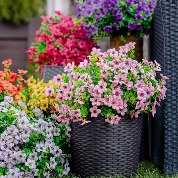 Levensechte tuinbloemen voor buiten - onderhoudsarm - milieuvriendelijk - gecertificeerd veilig - Huishoudmeester