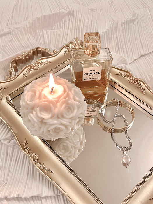 Decoratieve Spiegel Tray - perfect om kaarsen, sieraden of accessoires stijlvol te presenteren - huishoudmeester