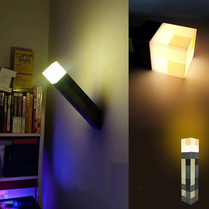 Multifunctionele LED Lamp - staande lamp, zaklamp, muurlamp - 28x6x26cm - USB oplaadbaar - huishoudmeester