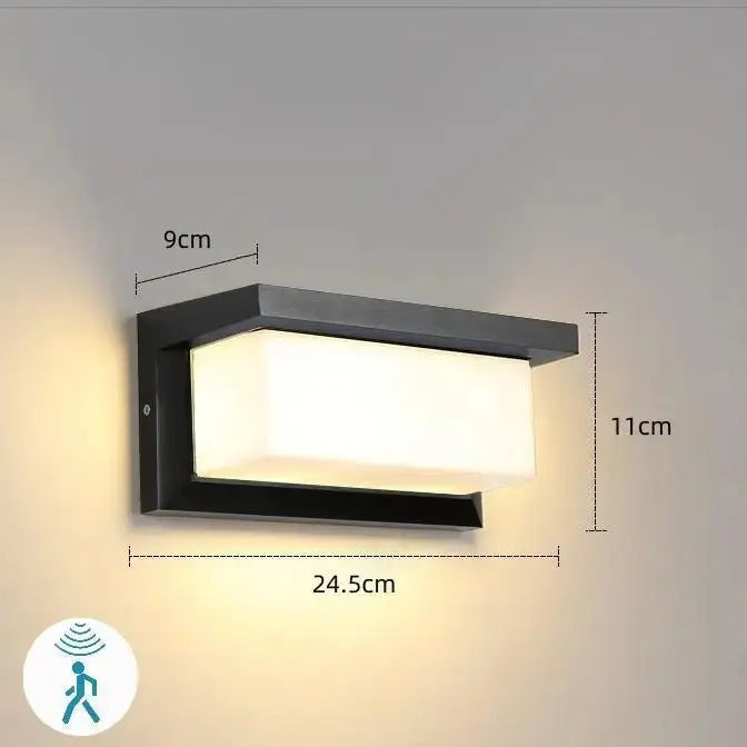 LED Buitenlicht - energie-efficiënt gebruiksgemak - bewegingssensor - waterdicht - weerbestendig - huishoudmeester