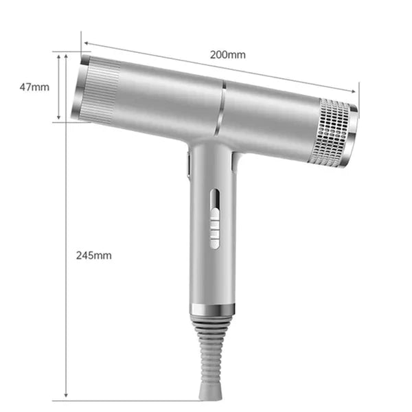 Ultra-Lichte Professionele Haardroger - duurzame hoge-snelheid motor - behoudt vocht en versterkt glans - snelle droogtijd - huishoudmeester