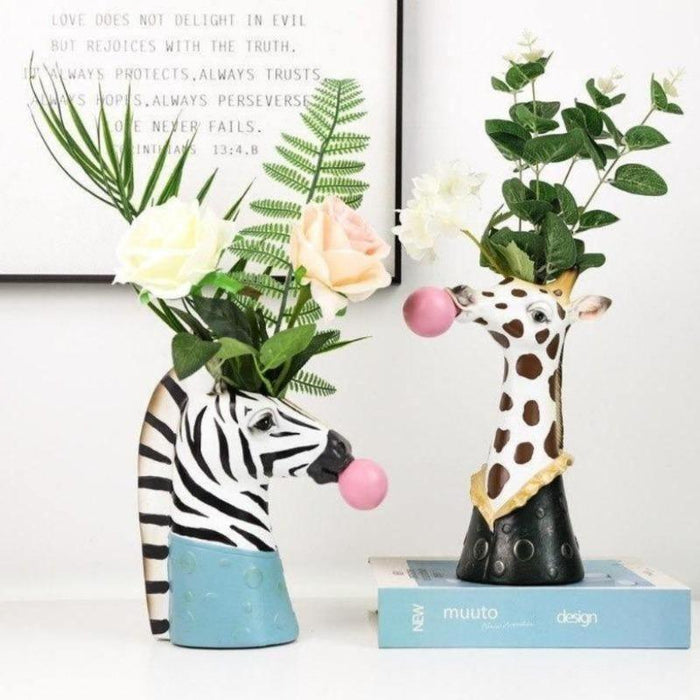 Bubblegum Dieren Vaatjes - functioneel en decoratief - perfect voor planten, bloemen, of kleine accessoires - huishoudmeester