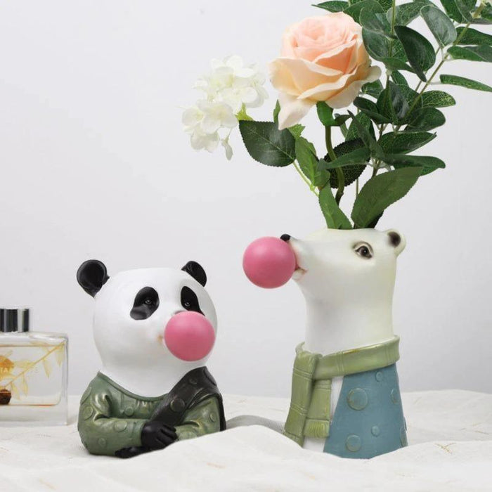 Bubblegum Dieren Vaatjes - functioneel en decoratief - perfect voor planten, bloemen, of kleine accessoires - huishoudmeester