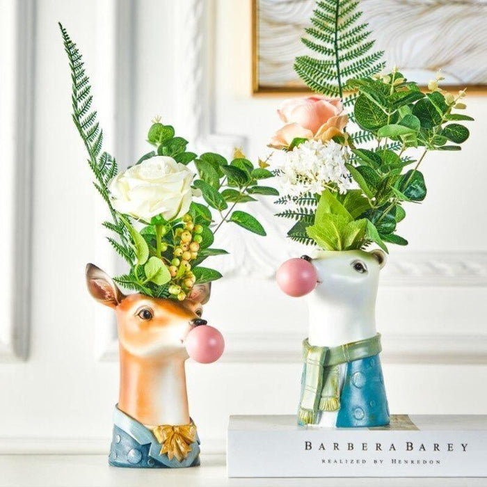 Bubblegum Dieren Vaatjes - functioneel en decoratief - perfect voor planten, bloemen, of kleine accessoires - huishoudmeester