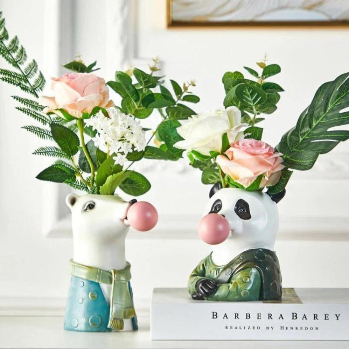 Bubblegum Dieren Vaatjes - functioneel en decoratief - perfect voor planten, bloemen, of kleine accessoires - huishoudmeester