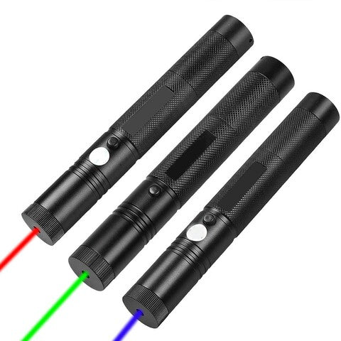 Ultra Laser Pointer 303 - oplaadbaar - uitzonderlijk bereik en helderheid - vergrendelingsmechanisme - Huishoudmeester