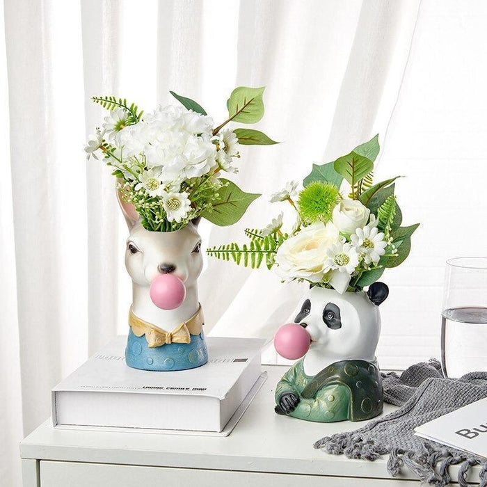 Bubblegum Dieren Vaatjes - functioneel en decoratief - perfect voor planten, bloemen, of kleine accessoires - huishoudmeester