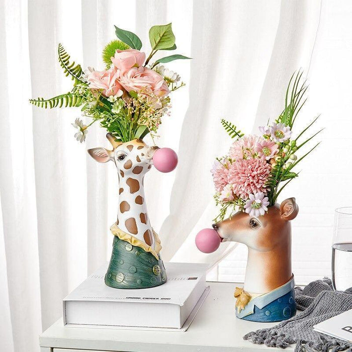 Bubblegum Dieren Vaatjes - functioneel en decoratief - perfect voor planten, bloemen, of kleine accessoires - huishoudmeester