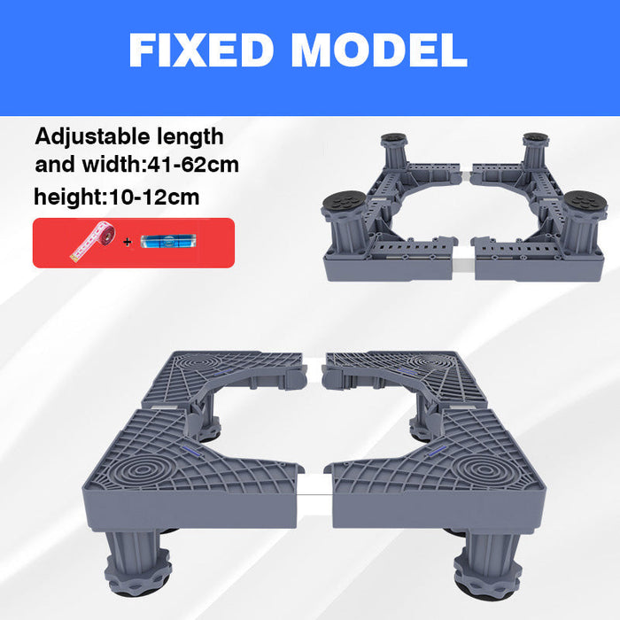 Multifunctionele Verstelbare Wasmachinestandaard - beschermt je wasmachine en andere apparaten - antislip, corrosiebestendig frame - huishoudmeester